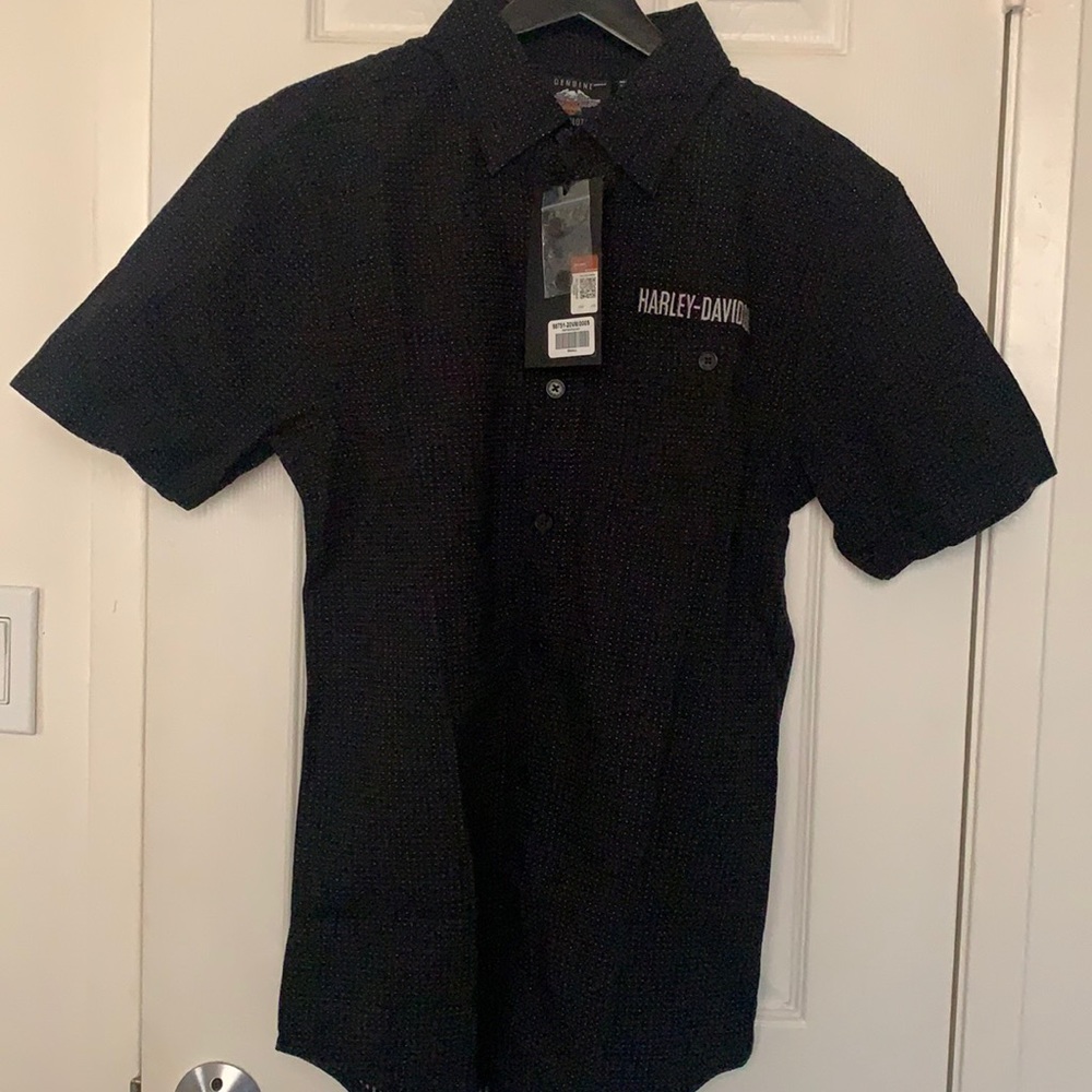Harley Davidson Shirt Woven Black